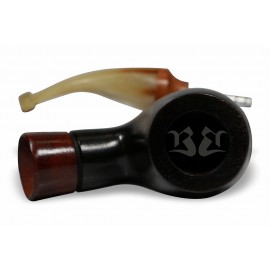 Cachimbo Bertoldi Anel Madeira Preto com Filtro Permanente
